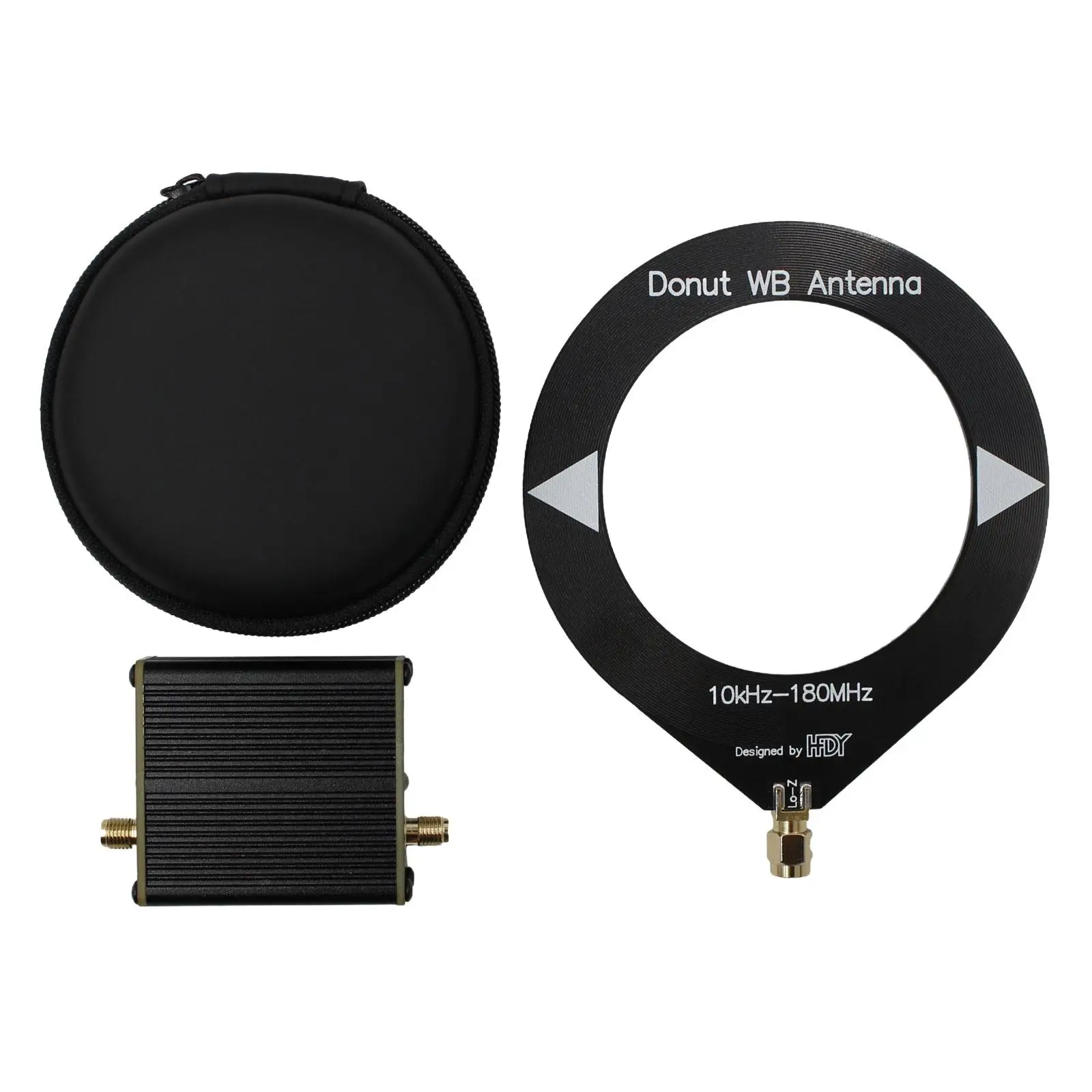 Donut WB Antenna with Low Impedance Converter Transmission Accessory Direct Replaces Broadband Antenna for Walkie Talkies Radios