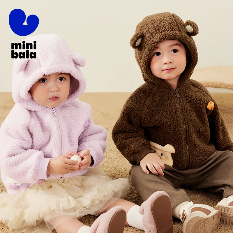 Mini Bala Fleece Outerwear Ana - Sherpa Jacket Fleece ulasan dan harga