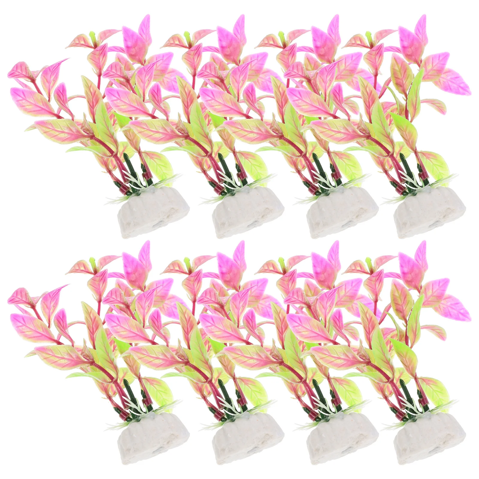 

10pcs Simulation Underwater Plants Aquarium Decorations Plastic Aquatic Plant Realistic Fish Tank Landscape Decor Accessory