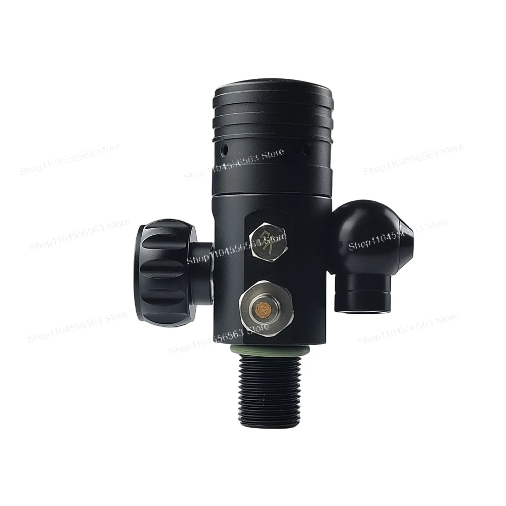 300bar Scuba Regulator 4500psi Luminous Gauge First Level Pressure Reducing Valve With M18x1.5 Thread For Diving Air Cylinder