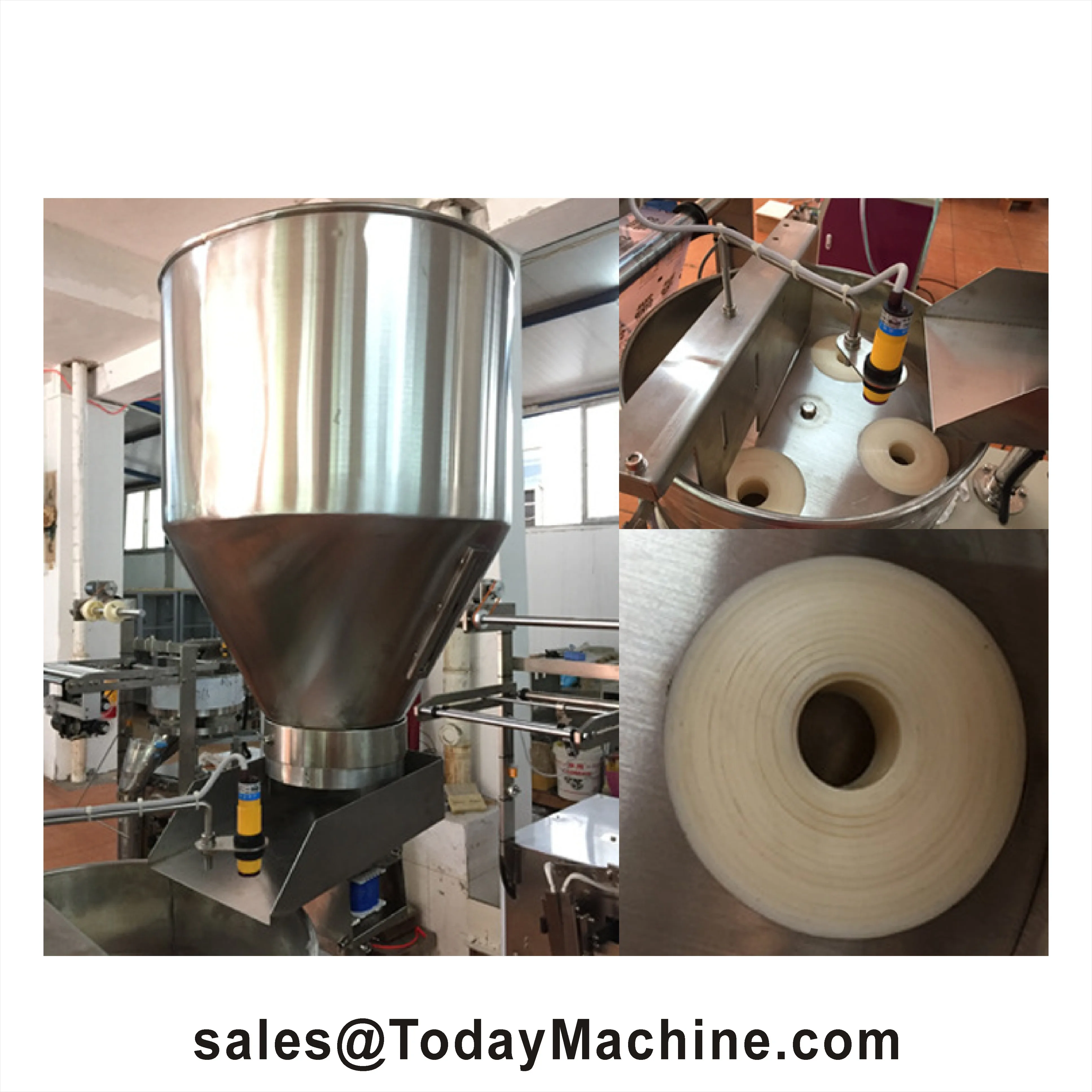 Vertical Rice Jelly Bean Sugar Nut Granule Filling Packing Machine for Food Bag Pouch Film Options