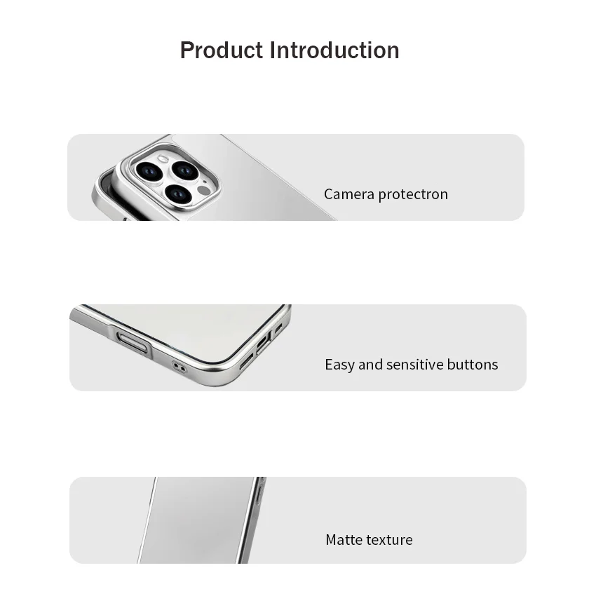 حافظة هاتف مرآة لهاتف آيفون 17 اير برو 16 15 بلس 14 13 12 11 برو ماكس حماية كاميرا مرفوعة غير لامعة للهياكل العظمية النسائية للذكور #5