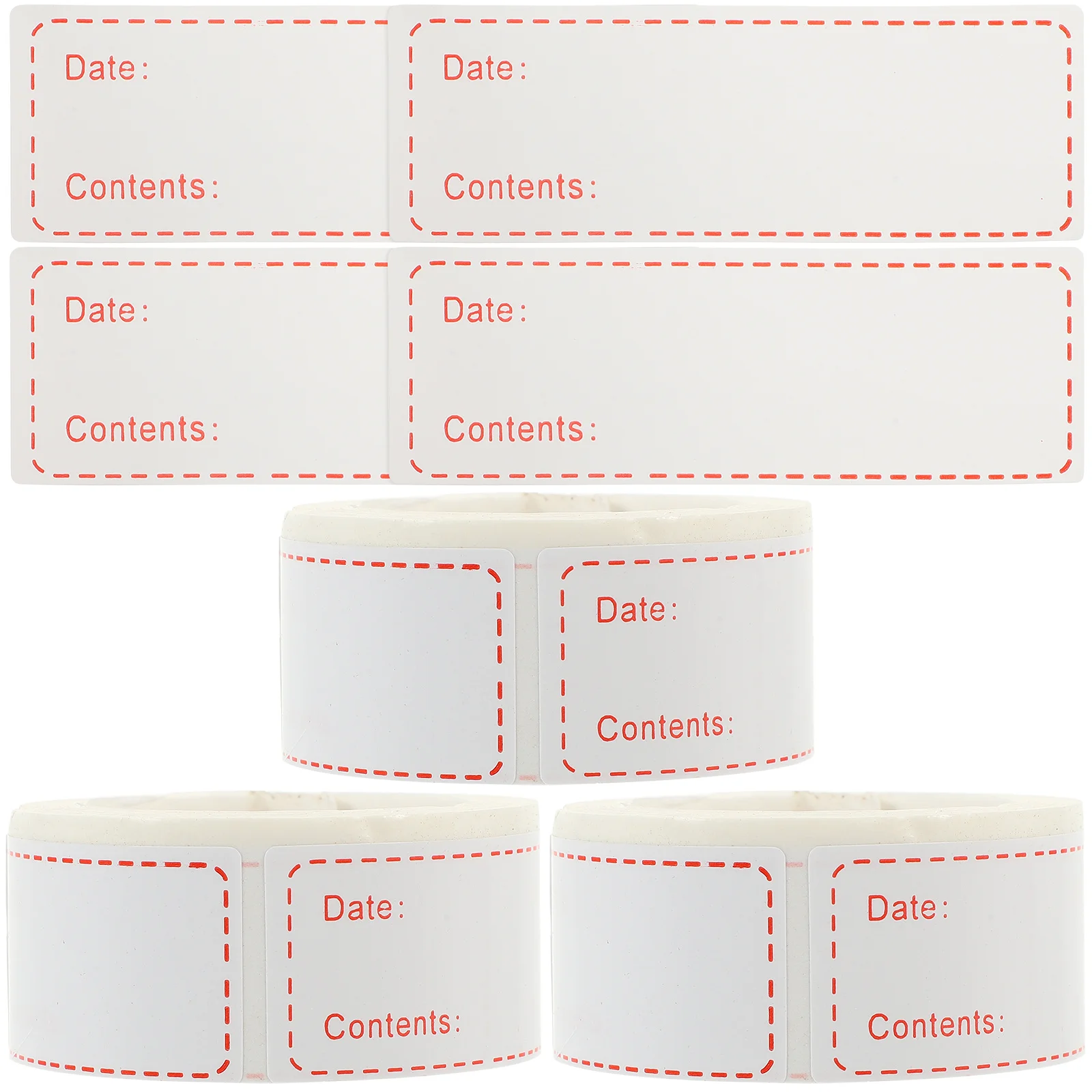 

3 Rolls Food Storage Labels Removable Kitchen Sticker Food Prep Date Labels Self Adhesive for Home Restaurant Kitchen Accessory