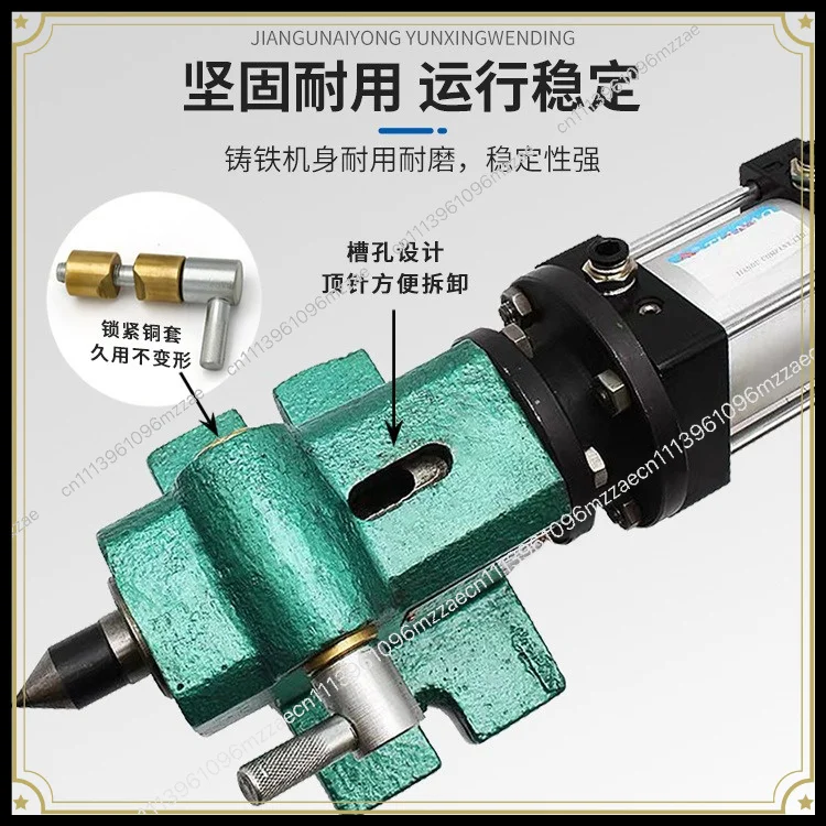Pneumatic Lathe Tailstock Quick Travel Telescopic Cylinder for CNC Hydraulic Taper Hole Tool Post Live Center Actuator Parts