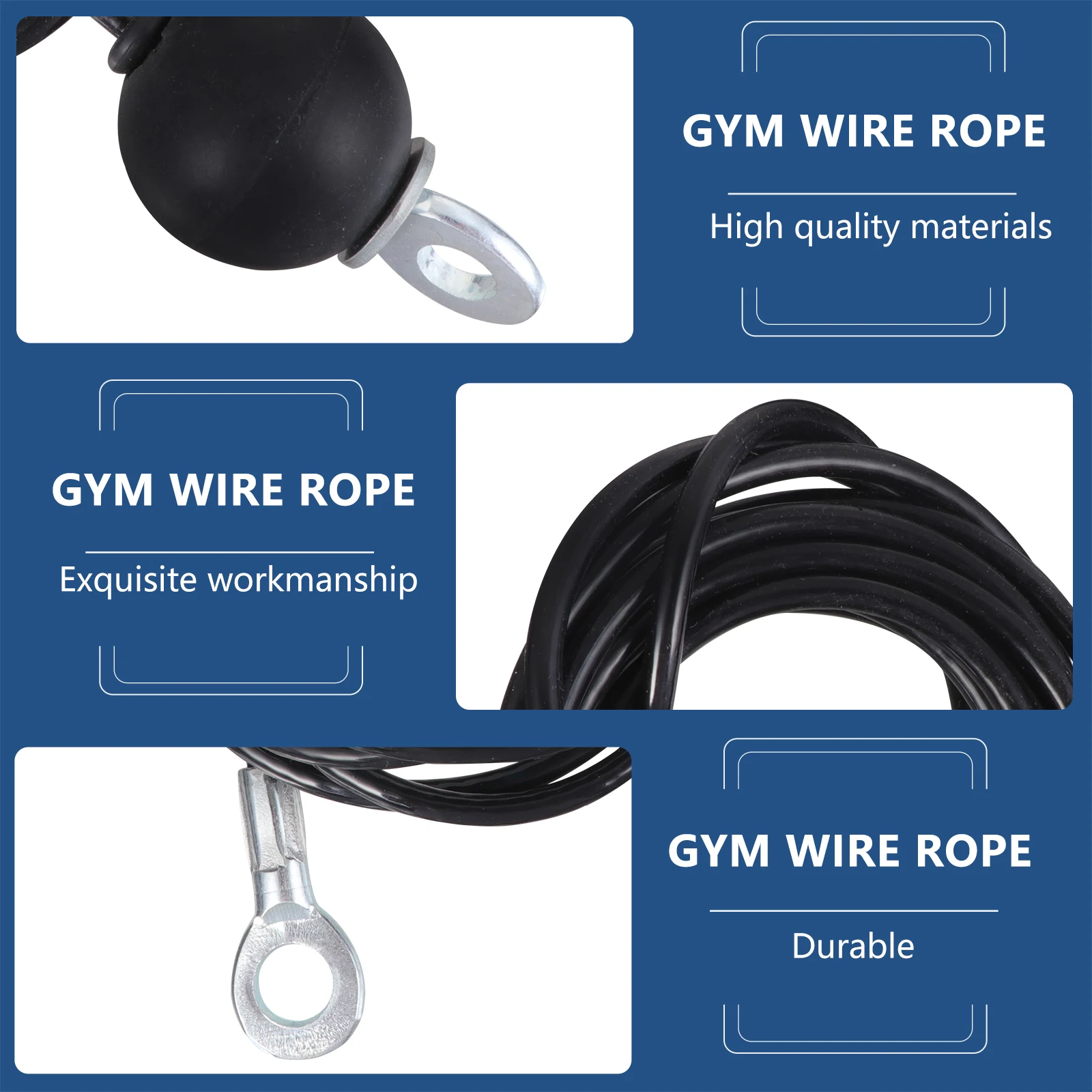 

Fitness Equipment Wire Rope Ropes for Working Out Cable Workout Cables Exercise Attachments Dumbbel Gym
