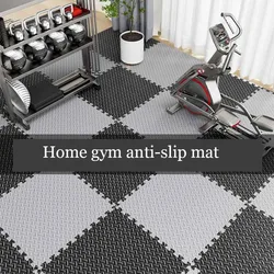 1-16Pcs 30*30cm Sports Gym Mat, Eva Foam Mats for Floor Leaf Grain Floor Mats Yoga Fitness Non-Slip Splicing Rugs Shock Play Mat