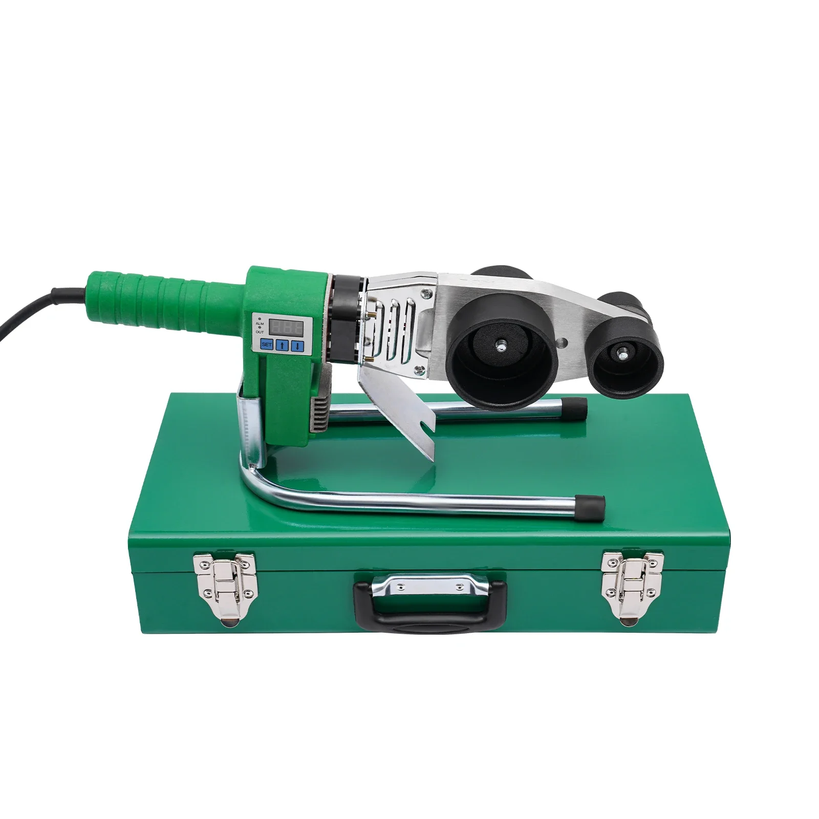 Soudeuse de tuyaux 1600W, Machine à souder les manchons industriels avec boîte à outils, température réglable 25-385 ° C pour tuyaux PPR PE PP