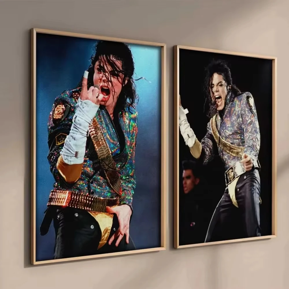 80s مغني البوب مايكل جاكسون ملصق ، 80s ، غلاف ألبوم الموسيقى ، الفن ، جدار الفن ، ديكور غرفة المنزل #3