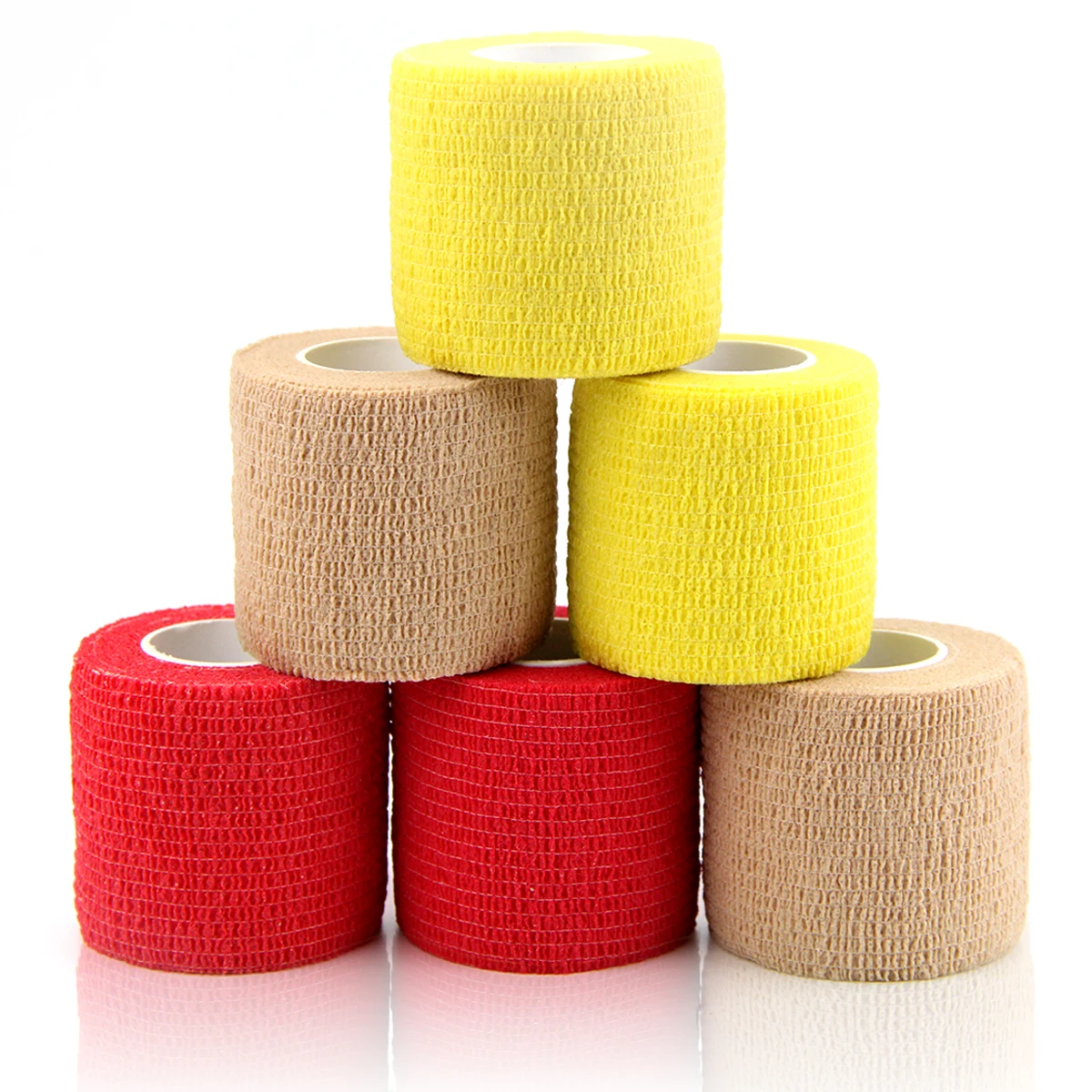 

5cm Colorful Bandage Elastic Self Adhesive Elastic Breathable Wrap First Aid Tape For Sport Ankle Palm Shoulder Fitness