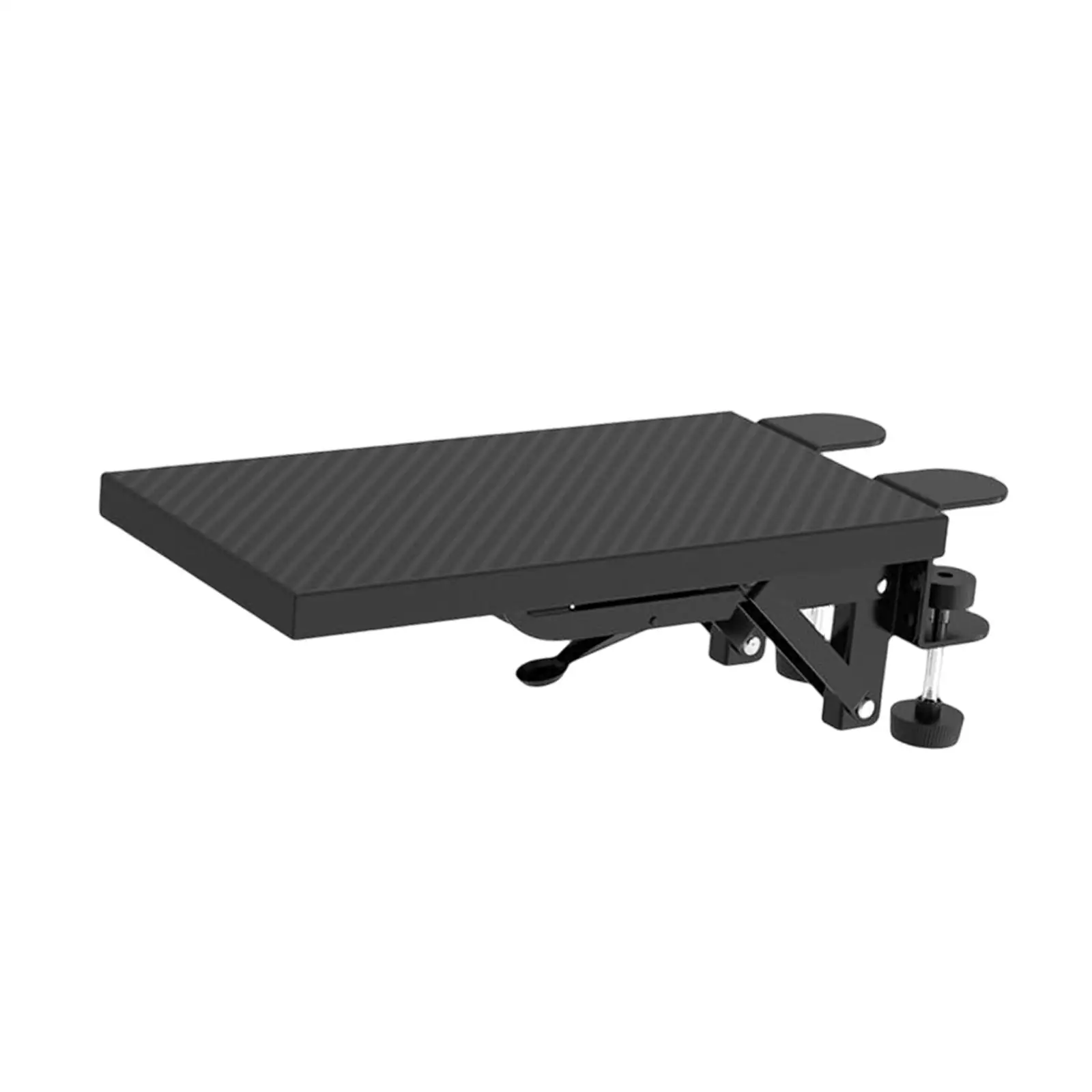 Ergonomic Folding Armrest Rack for Computer Desk Wooden Elbow Support with Mouse Pad Holder