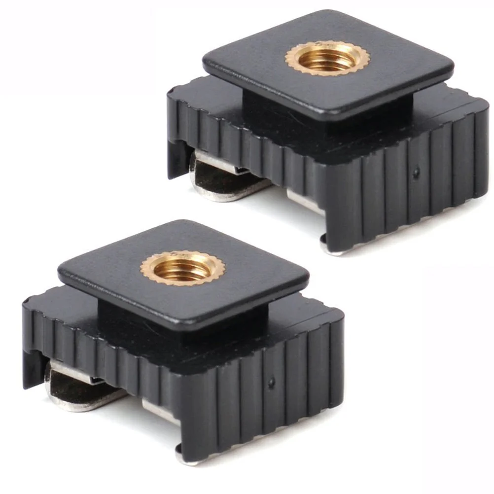 

4Pcs Flash Light Hot Shoe Socket Durable Rustproof Portable for Camera Accessories Bag Light Holder