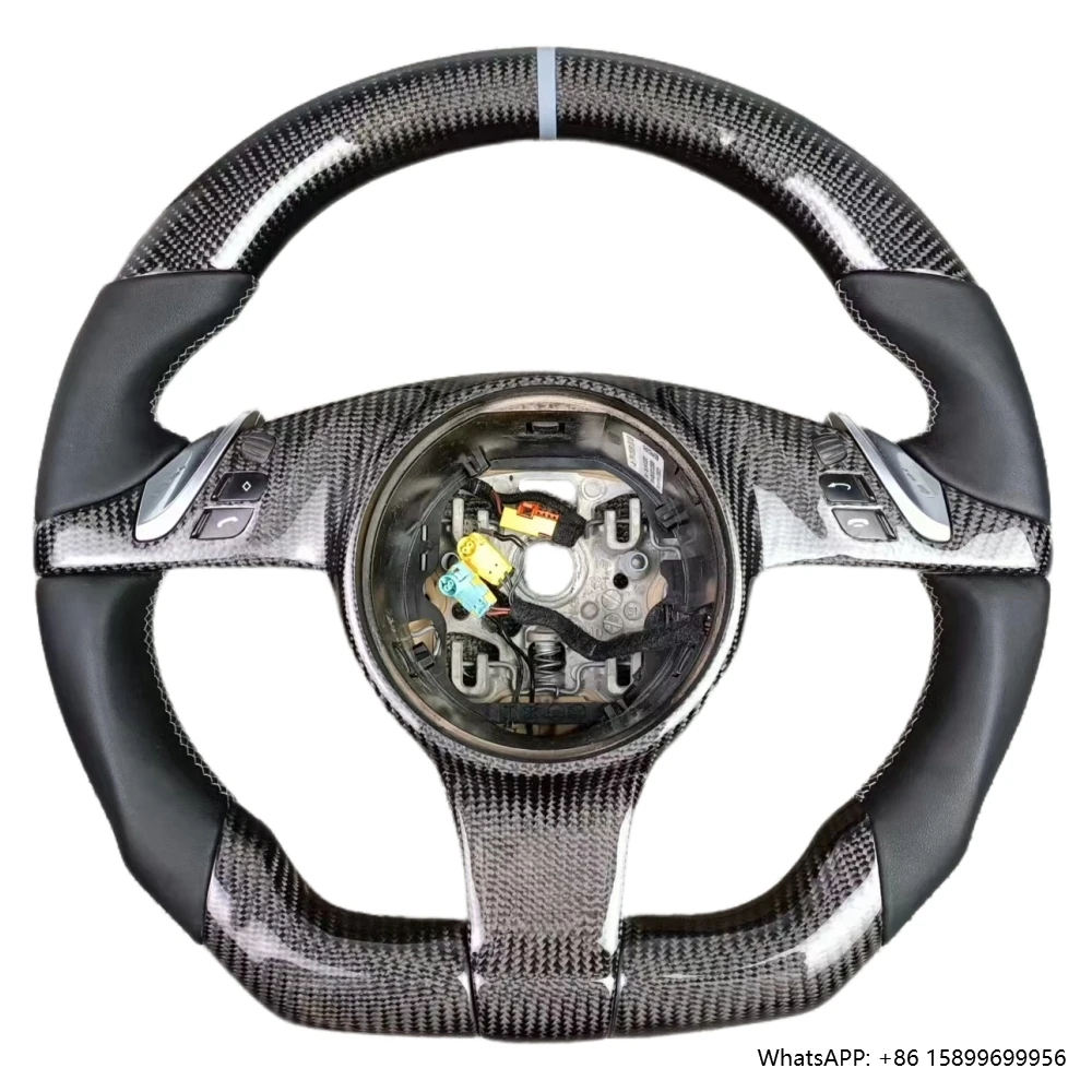 

Рулевое колесо из настоящего углеродного волокна, подходит для Porsche Cayenne, Macan, Panamera, рулевое колесо автомобиля 911