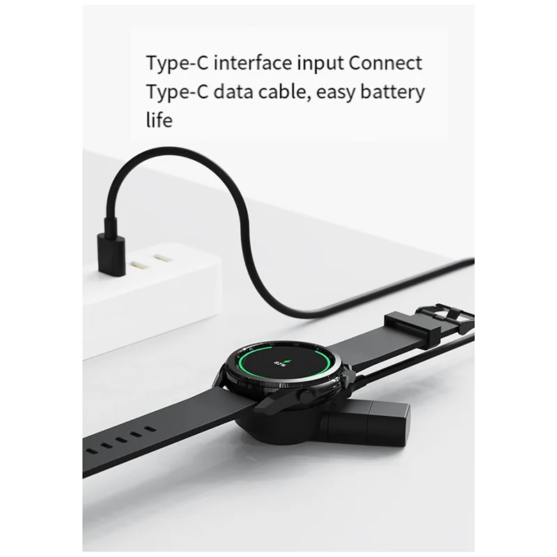 -MEOF قاعدة شاحن ساعة الجيب اللاسلكية لساعة Galaxy Watch 5/4/3 Watch 3 Active 2 حامل شحن الساعة