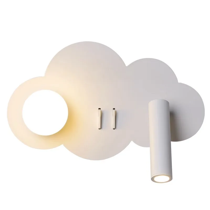 Bedroom wall lamp simple modern living room background decorative  children's room reading  eye protection bedside