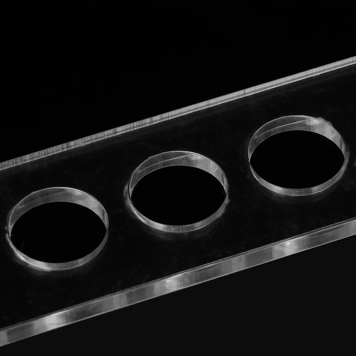 

1Set Test Tube Rack Holder Durable Detachable Transparent High Grip Stopper School Laboratory Supplies Test Tube Rack