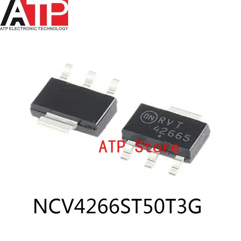 (10piece) NCV4266ST50T3G 42665 NCV4266 SOT-223 Linear Voltage Regulator IC Positive Fixed 1 Output 150mA SOT223 New Original