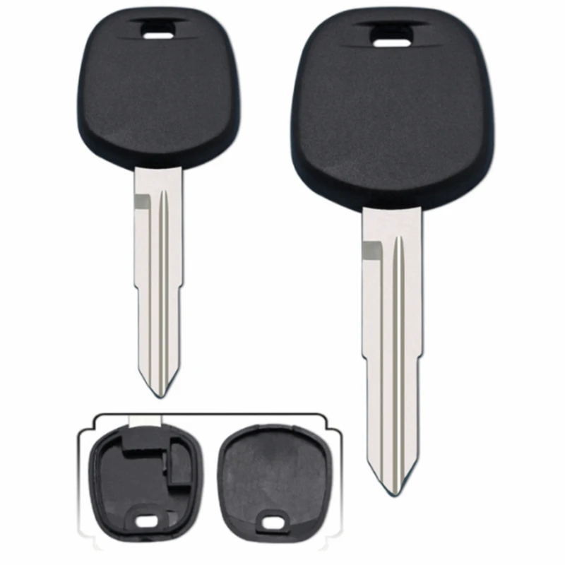 10Pcs Replacement Key Case Transponder Key Shell For Toyota Yaris Camry RAV4 Prado Corolla With TOY41 TOY47 VA2 Blade