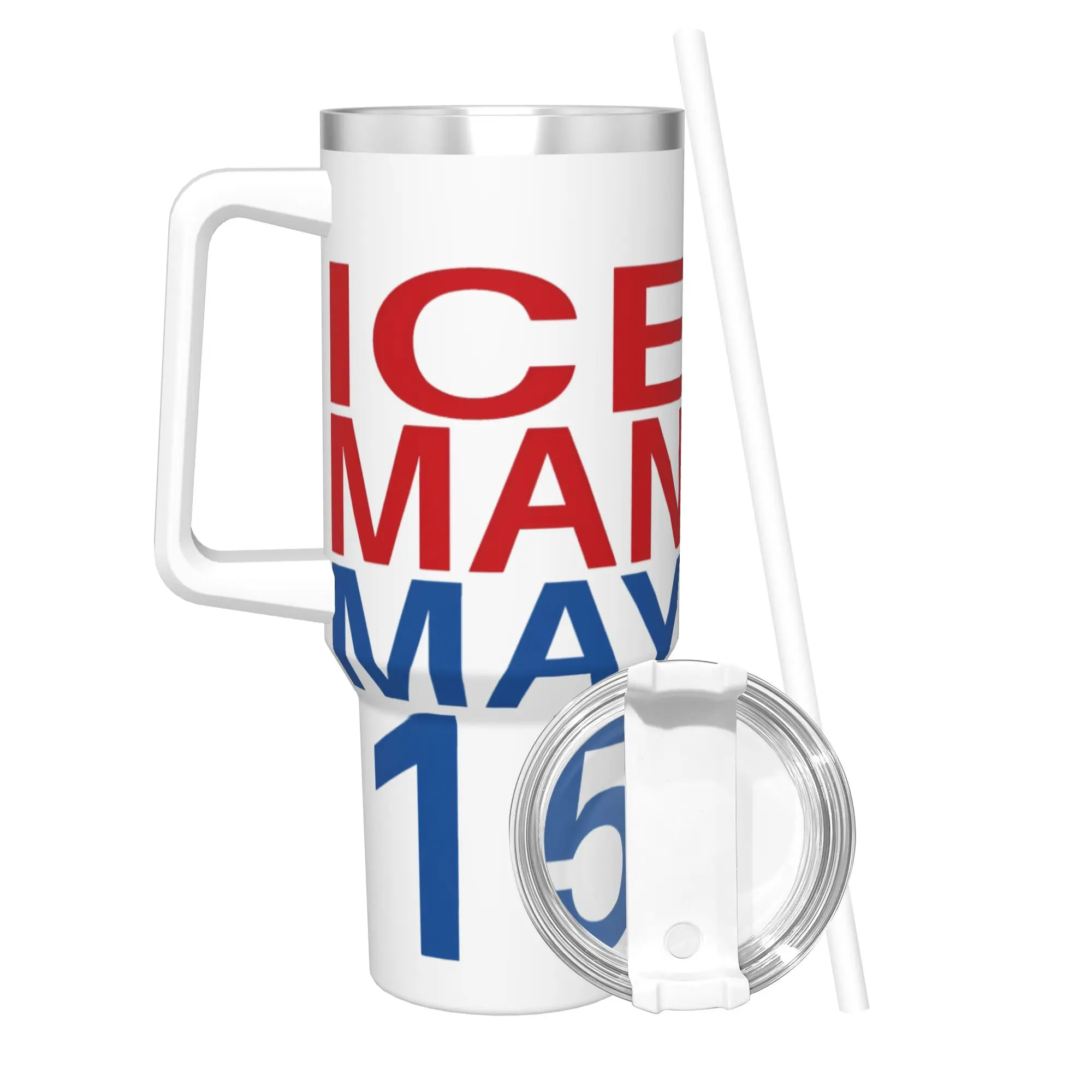 Drake Iceman Album 2026 Thermobecher Vakuumisolierte Kaffeetassen Vakuumflasche Doppelwandige Becher Wasserflasche 40oz