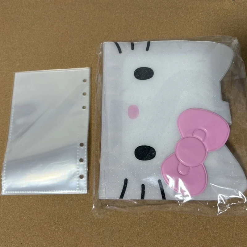 Hot Hello Kitty A6 Loose-Leaf Book Binder Pink Girly Heart Kawaii Lovely Super Anime Hand Ledger Cartoon Anime New Products view 2
