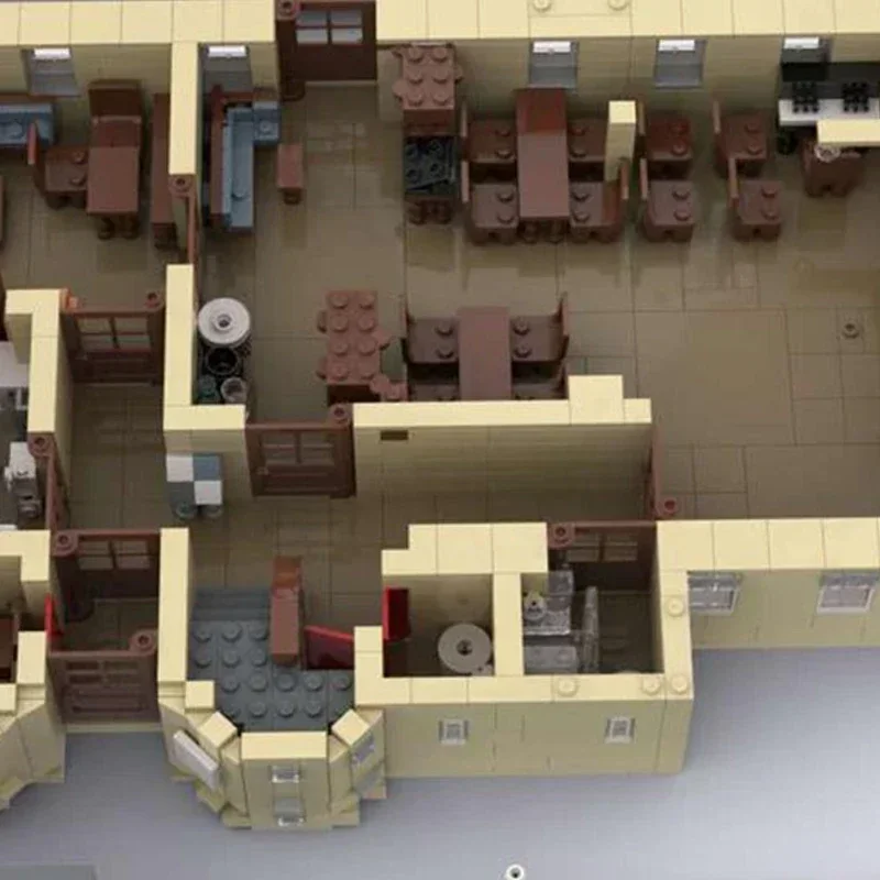 Moc Bouwstenen Street View Model Jeugd Gebouw Technische Bakstenen DIY Assemblage Constructie Speelgoed Voor Kinderen Vakantiecadeaus