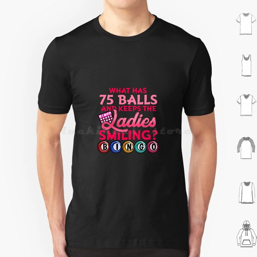 Womens Funny Bingo Design For A Balls Loving Grandma T Shirt Big Size 100% Cotton Grandma Balls Gambling Bingo Hall Grandpa