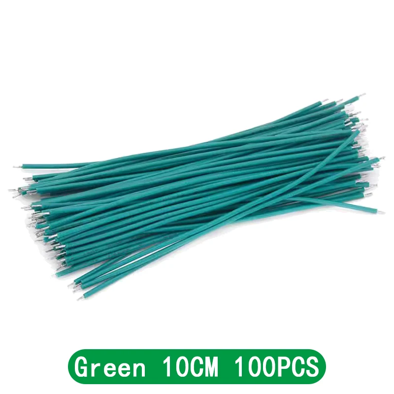 100PCS Tin-Plated Breadboard PCB Solder Cable 24AWG 10CM Fly Jumper Wire Cable Tin Conductor Wires 1007-24AWG Connector Wire image 6