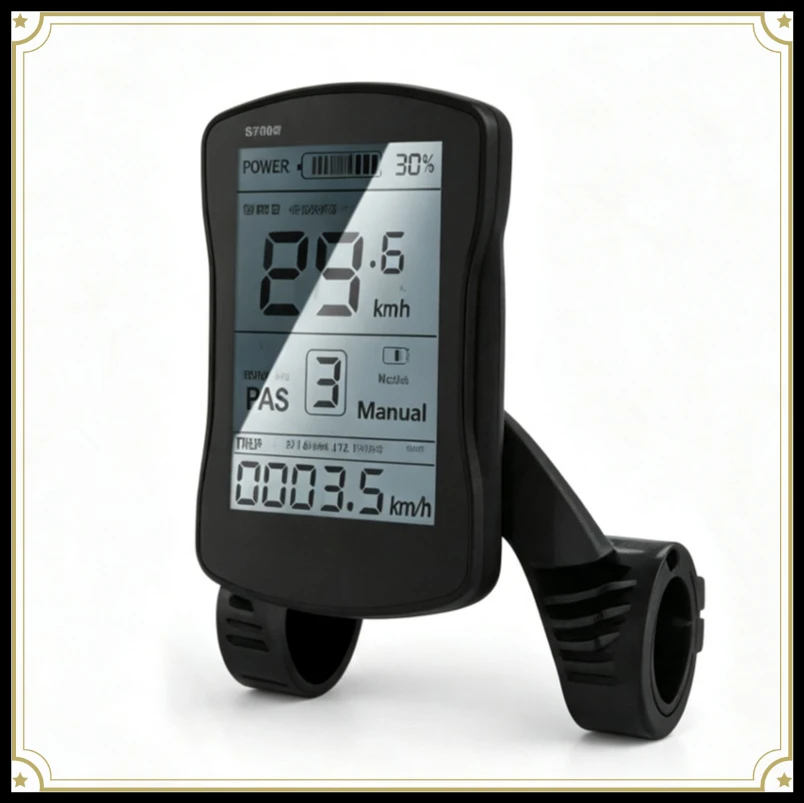 Blue 48V Universal Lithium Ebike LCD Meter Digital Display Instrument For Electric Bicycle Retrofit Replacement Parts