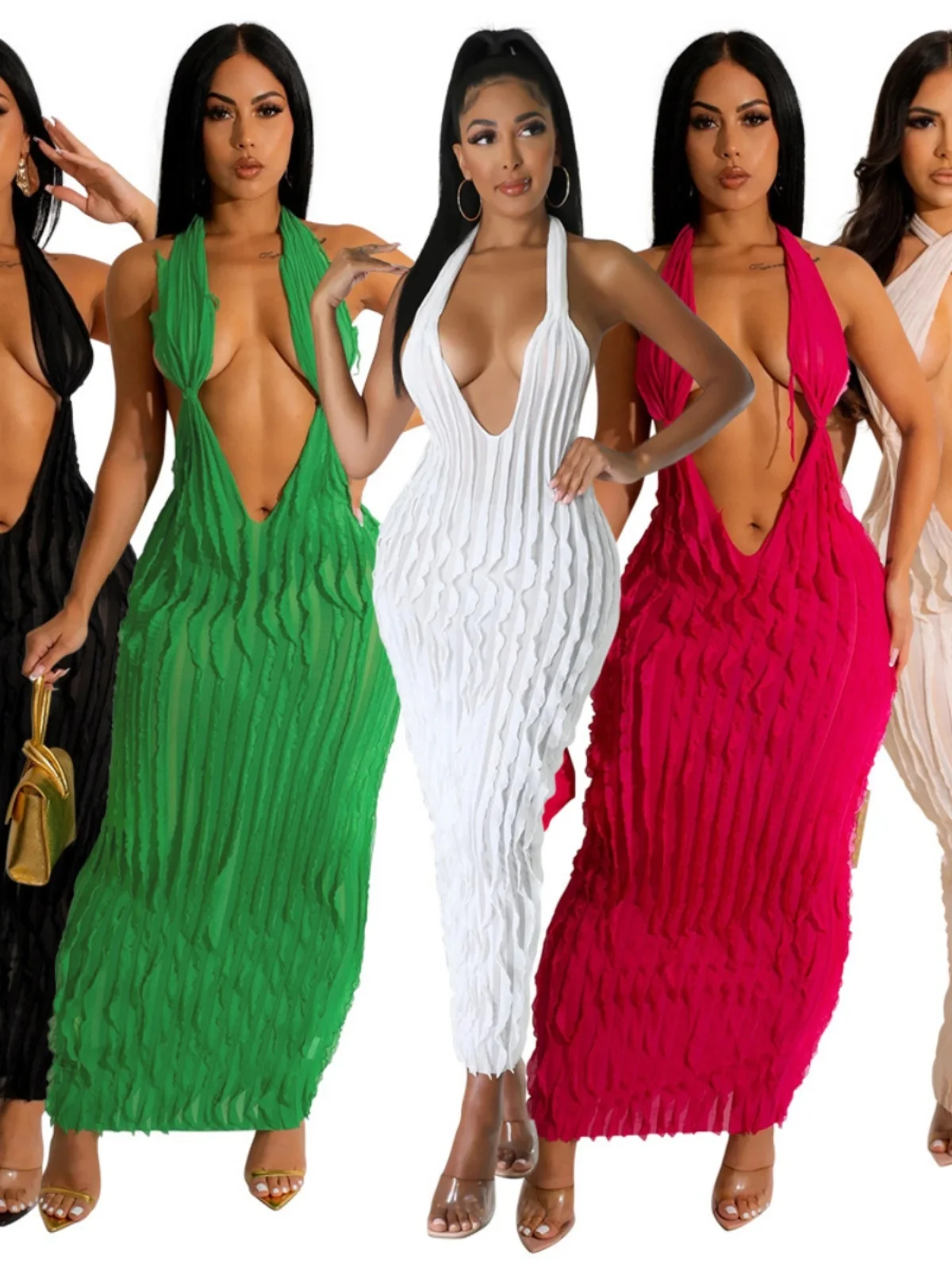 

Сексуальная бальная юбка с v-образным вырезом Dr Faionable Svel из полиэстера со средней талией, сексуальное платье Ba Ele для женщин