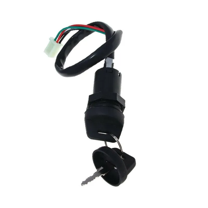 Llave de encendido Universal para coche, cables de interruptor de encendido para motocicleta, llave de bloqueo para ATV, Kart, Scooter,