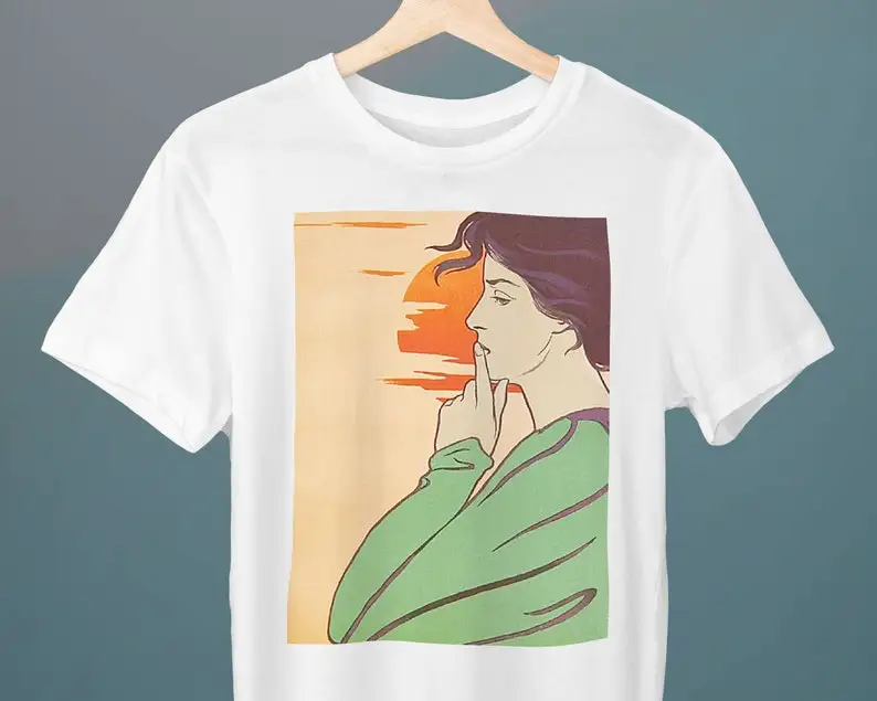 

The Hour of Silence, L'Heure du Silence, Henri Georges Meunier, Unisex T-Shirt, Art T-Shirt, Gift for Her, Gift for Him