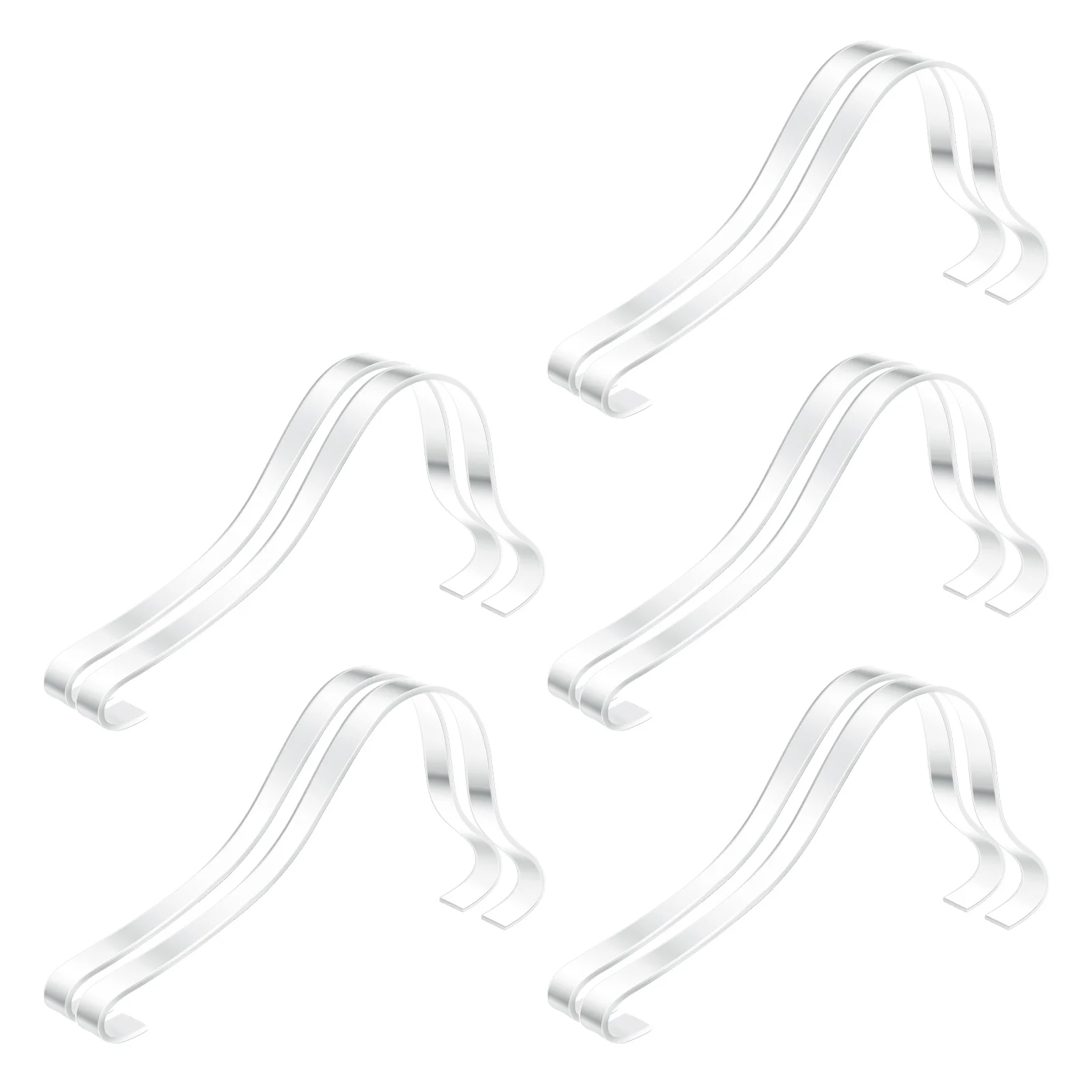 

10 Pcs High Heels Display Stand Shoe Holder Sandals for Women Stretcher Decorative Rack Storage Plastic Clear Racks