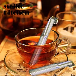 Kitchen Accessory Tea Diffuser Strainer Stainless Steel Infuser Pipe Design Touch Feel Holder Tool Tea Spoon Filter Tea Strainer