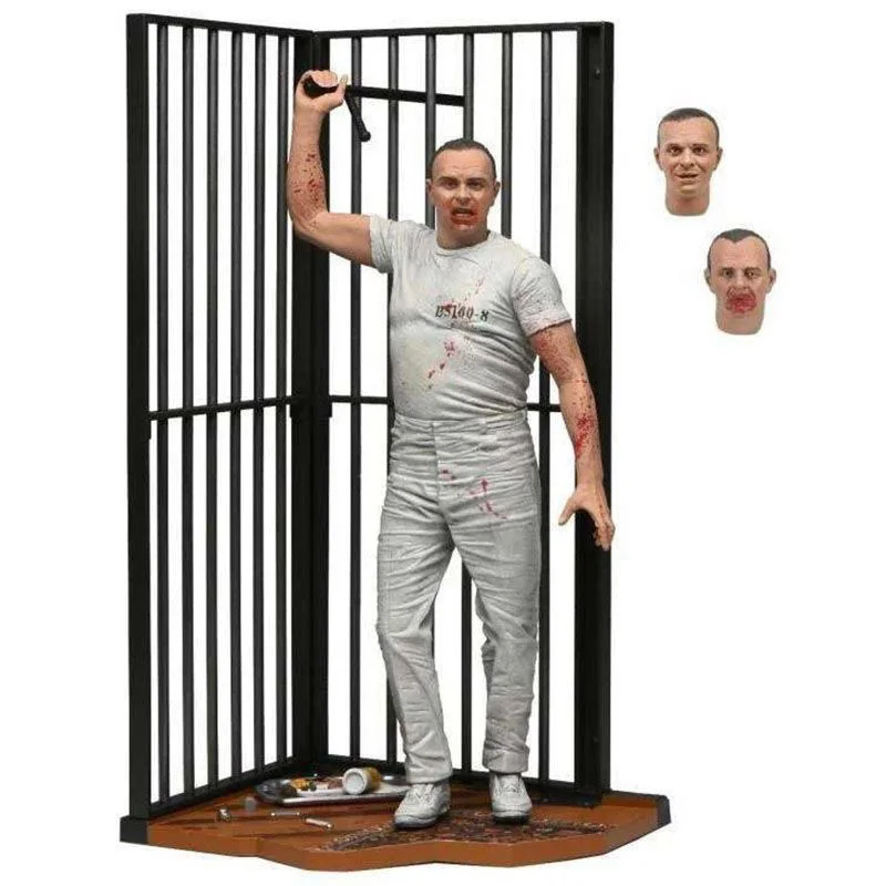 

NECA Hannibal Lecter The Silence of the Lambs Action Figure Anime Horror Toy Collection Model Christmas Gifts 20cm Neca Figurine