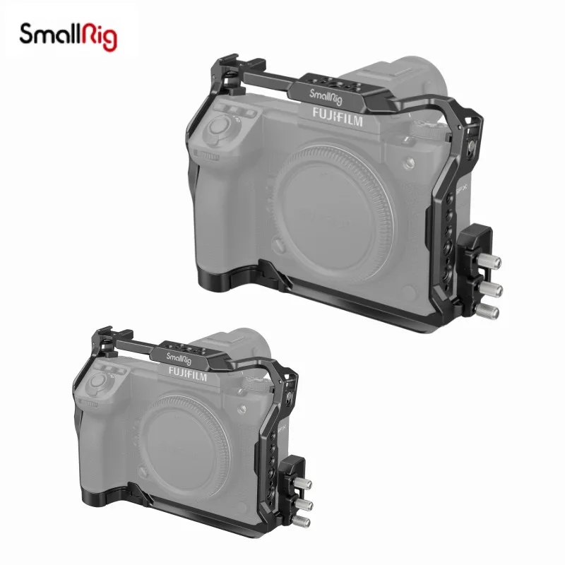 SmallRig Cage Kit for FUJIFILM GFX100 II 4201 Full Protect Case Multifunctional Quick-release Plate for Arca-type Tripods forDJI