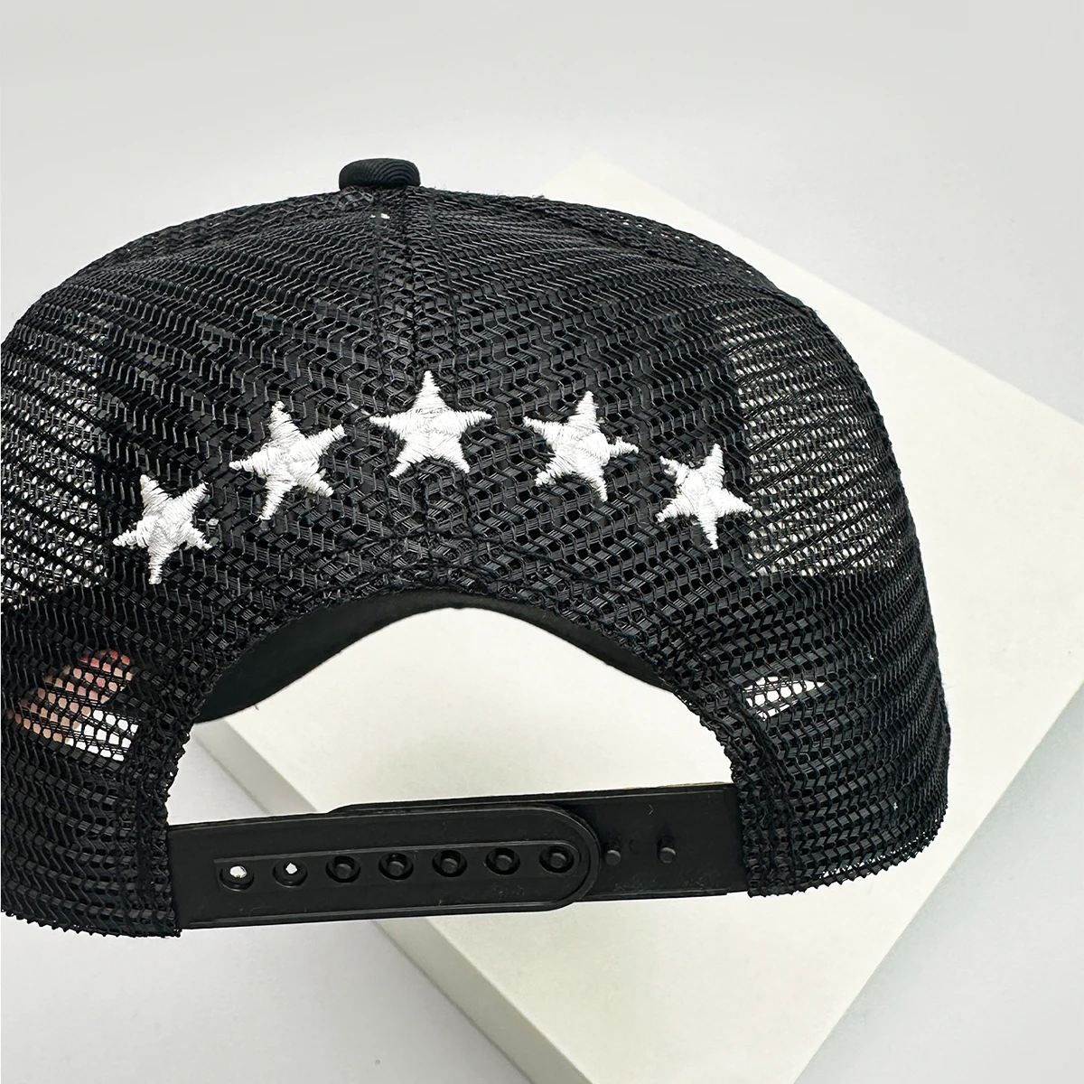 Broken Embroidered Five-pointed Star Baseball Hats Color Block New Unisex Sunshade Personal Trucker Caps Versatile Fashion ins