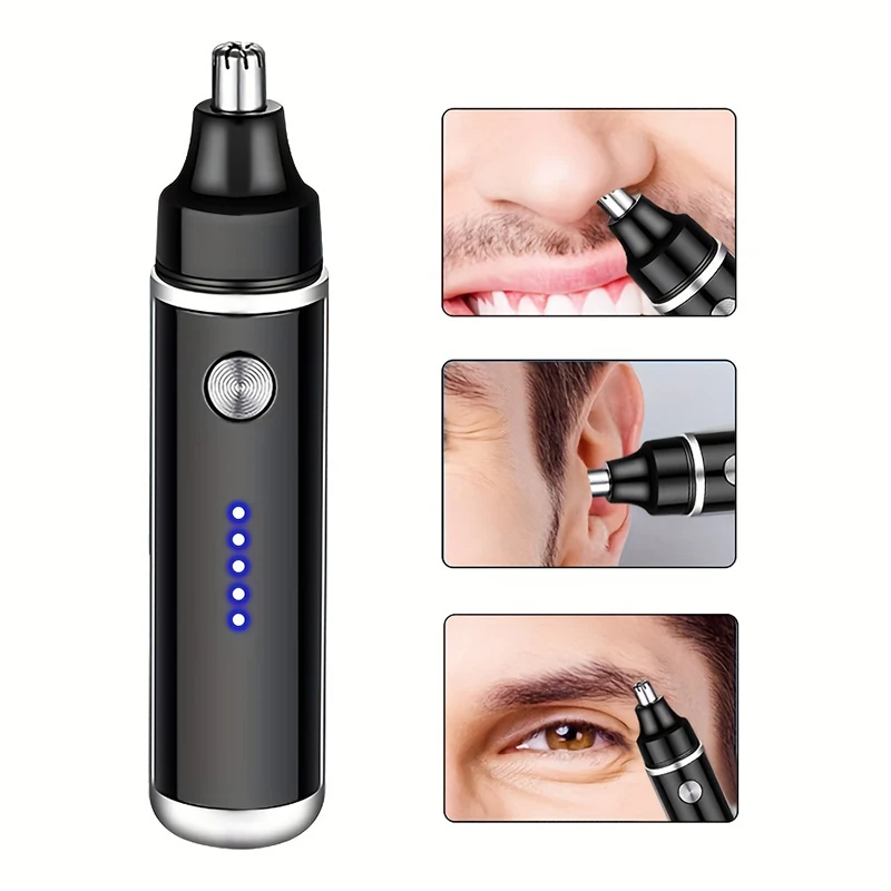 Nose hair trimmer with electric display for men and women universal hair trimmer razor electric nose hair trimmer