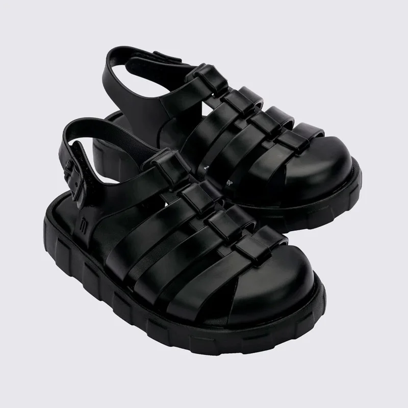 Summer children's sandal bun head hollowed out breathable Roman shoes Girls casual comfortable beach shoes boys jelly shoes