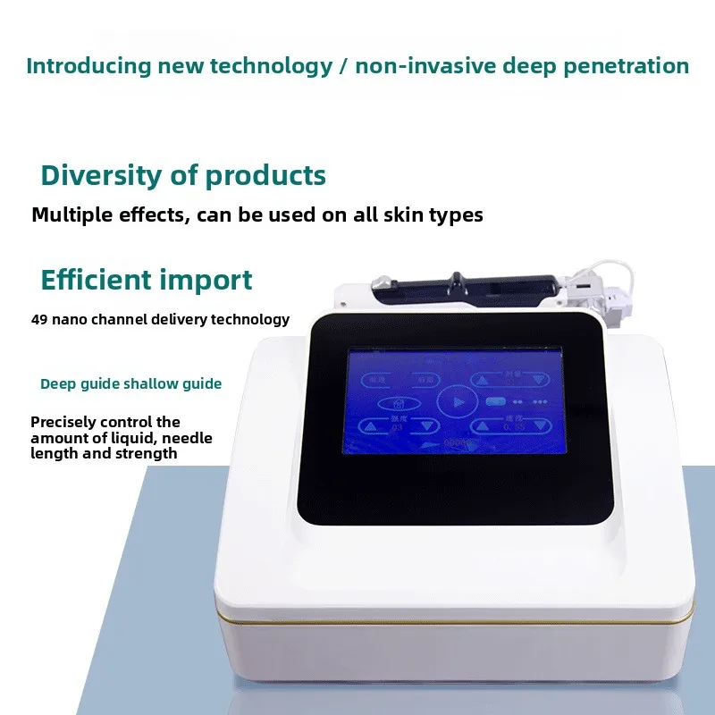 5th Generation Desktop Cell Implant Machine Painless Non-Invasive Skin Serum Introduction Mesotherapy Device For Home Beauty