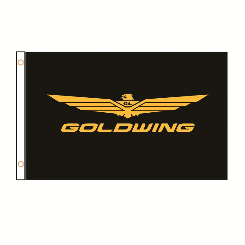 Free Design Goldwing Flag GL1800 GL1500 Banner 2ft*3ft 3ft*5ft  QZ-001