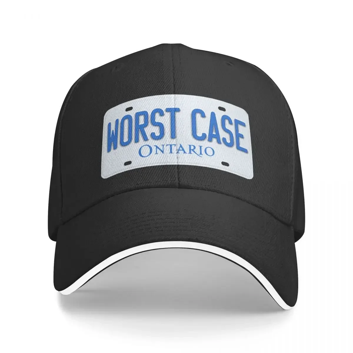 Worst Case Ontario parody license plate Baseball Cap summer hat Hat Man Luxury Designer Hat Sports Cap Girl Men's