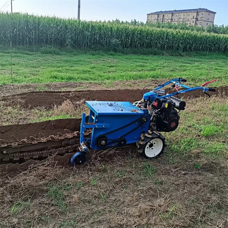 Factory Supply Hand Held Trench Digging Machine Chain Trencher Mini Trencher for Sale - view 3