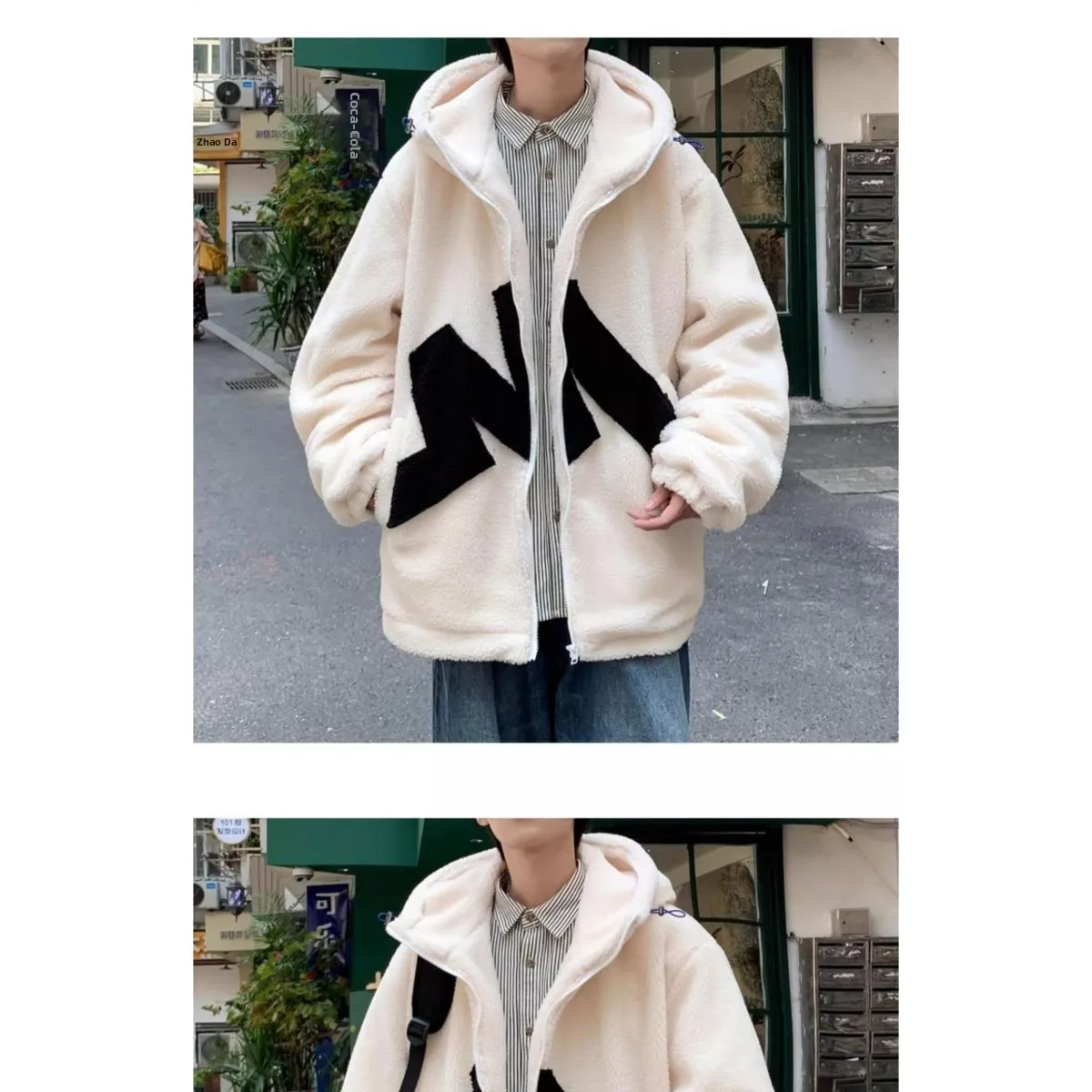 

Зимний модный бархатный кардиган на молнии с воротником-стойкой, джет, женская новая ленивая верхняя одежда, топ на подкладке