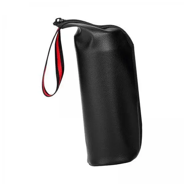 Insulator Coffee Cup Cover Sleeve Cup Holder Reusable PU Leather Portable Carrier for Office Desk Use