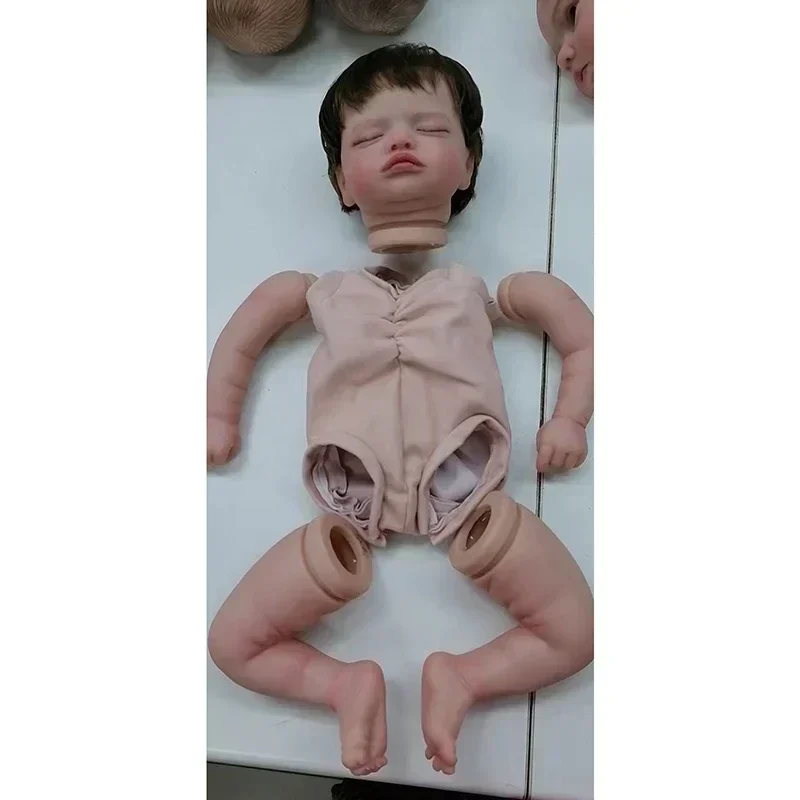 

19inch Newborn Baby Reborn Doll Kit Rosalie Baby Lifelike Soft Touch Already Painted Unfinished Doll Parts