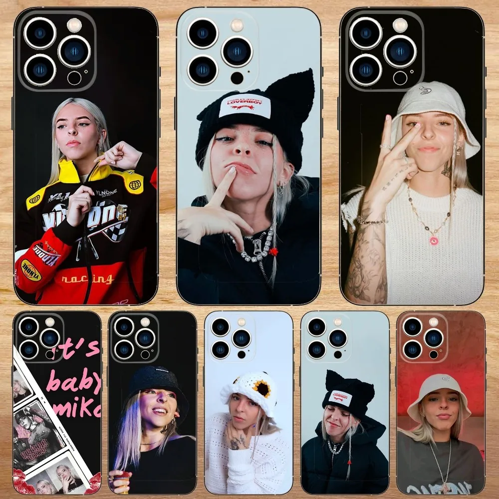 Singer Young Miko Phone Case For iPhone15,14,13,12,11,Pro,Max,Plus,Mini,X,XS,XR,8,7,6,S,Plus,SE Soft Black Case