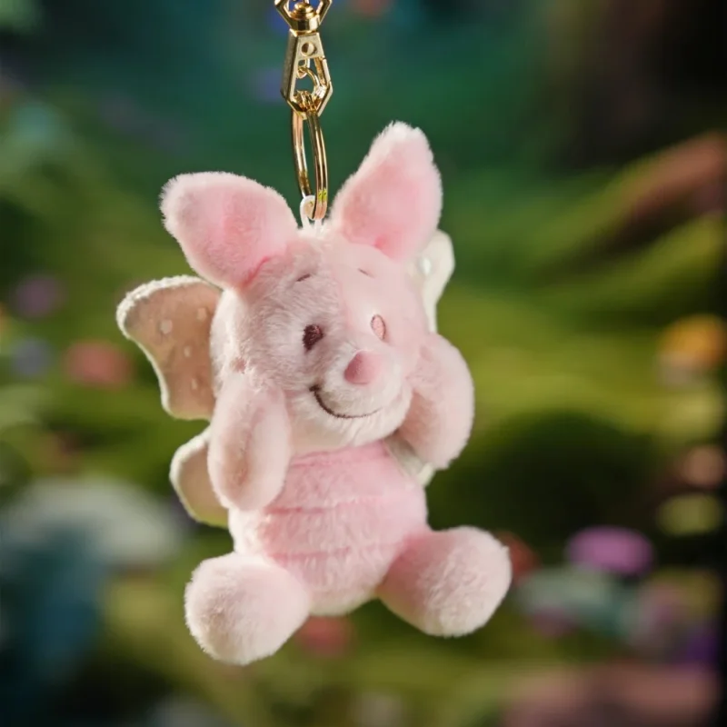 Disney Winnie de Poeh Anime Stripfiguren Pluche Sleutelhanger Leuke Roo En Knorretje Poppen Knuffels voor Kinderen Verjaardagscadeautjes