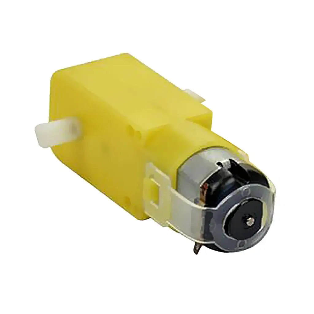1 Piece TT Geared Car Gear Motor Dual Shaft Gear for Smart Car Robot Yellow