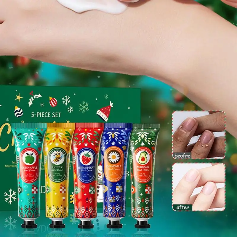 Christmas gift set Moisturizing and scented hand cream to solve the problem of cracked hands for home holiday gifts