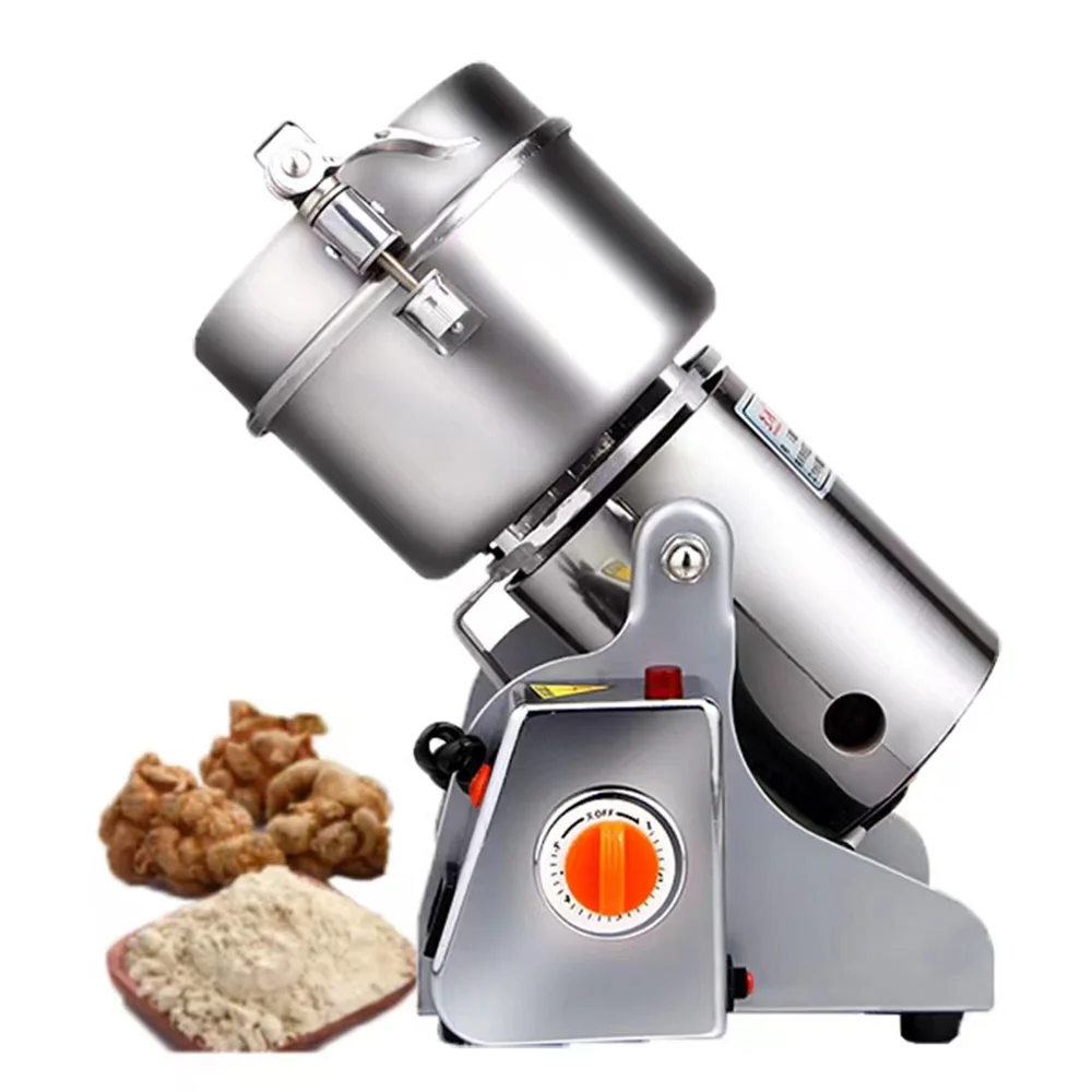 700g Swing Type Mills Electric Herbal Powder Mill Dry Food Grinder Machine Ultra-high speed Intelligent Spices Cereals Crusher