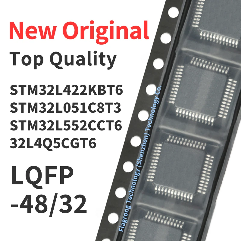 (1 Piece) STM32L422KBT6 STM32L051C8T3 STM32L552CCT6 STM32L4Q5CGT6 QFP-48 QFP-32 New Original Chip